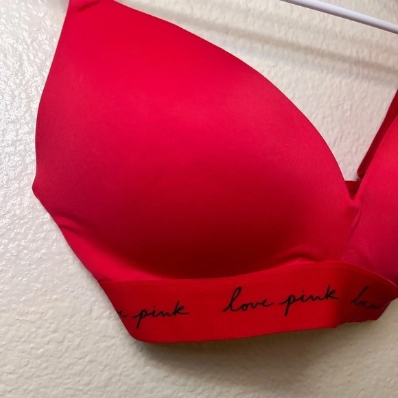VICTORIA SECRET pink wireless push up bra 32DD - Picture 2 of 4